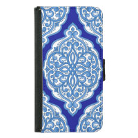 Luxury white-blue, Turkish ornament.
