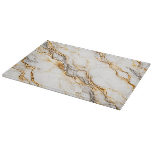 Luxury White Gold Merbel Cutting Board