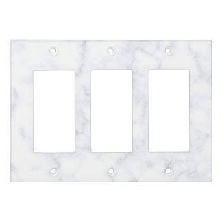 Luxury White Marble Light Switch Cover