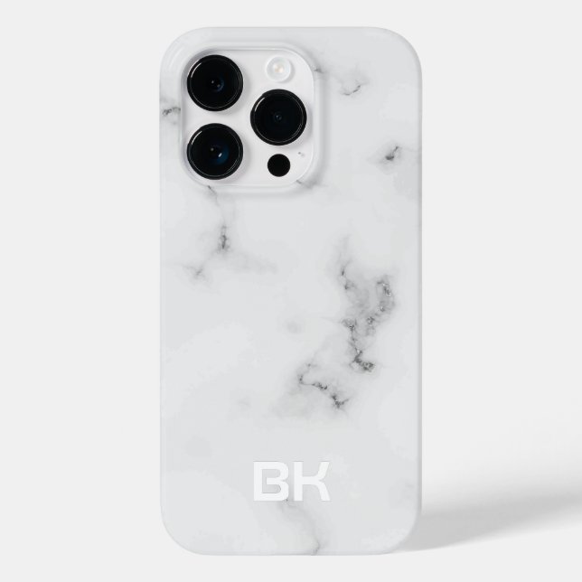 Luxury white marble texture Case-Mate iPhone case (Back)