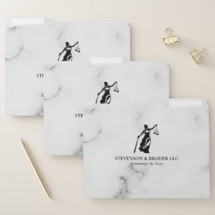 Luxury White Marble Texture File Folder