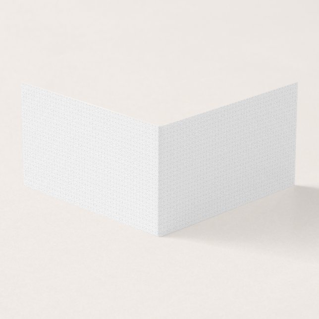 Luxury White Monogram File Folder Set Business Card (Outside)