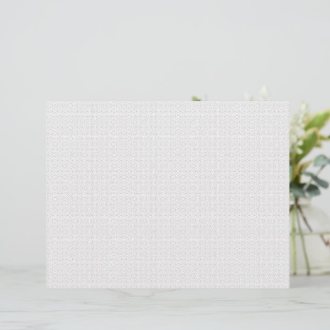 Luxury White Monogram File Folder Set Letterhead (Standing Front)