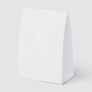 Luxury White Monogram File Folder Set Paper Table Tent