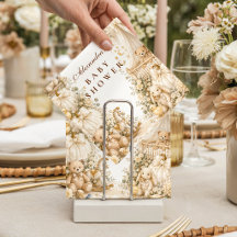 Luxury White Pumpkin Baby Shower