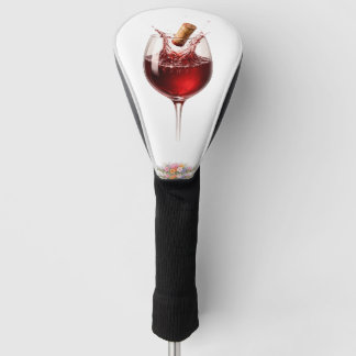 Luxury Wine Glass Splash Bath Towel Golf Head Cover