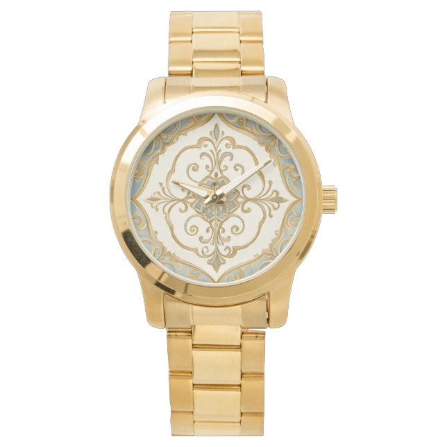 Luxury women watch, European style pattern Watch (Front)