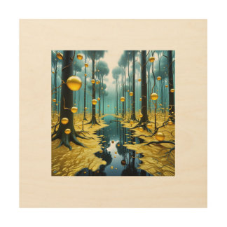 Luxury Wooden Feather Wall Art