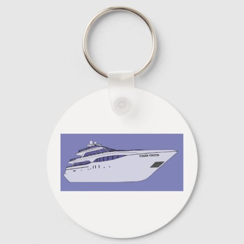 Luxury Yacht Keychain