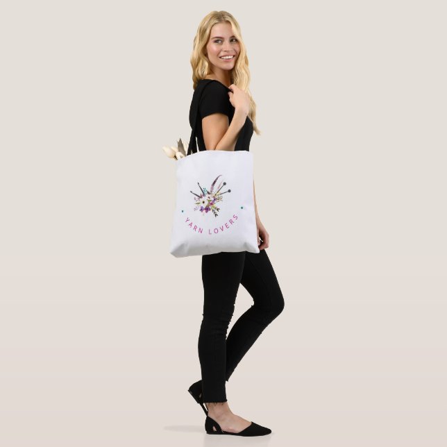Luxury Yarn Bag (On Model)