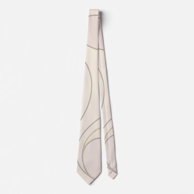 Luxury Yoga Modern Pattern Collection   Neck Tie (Front)