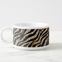 Luxury Zebra Crystal Animal Print