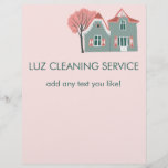 LUZ CLEANING Custom Flyer<br><div class="desc">Change everything on this custom flyer,  add your own text and change the sizes of things. Thank you!</div>