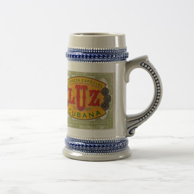 Luz Cubana Beer Stein (Right)