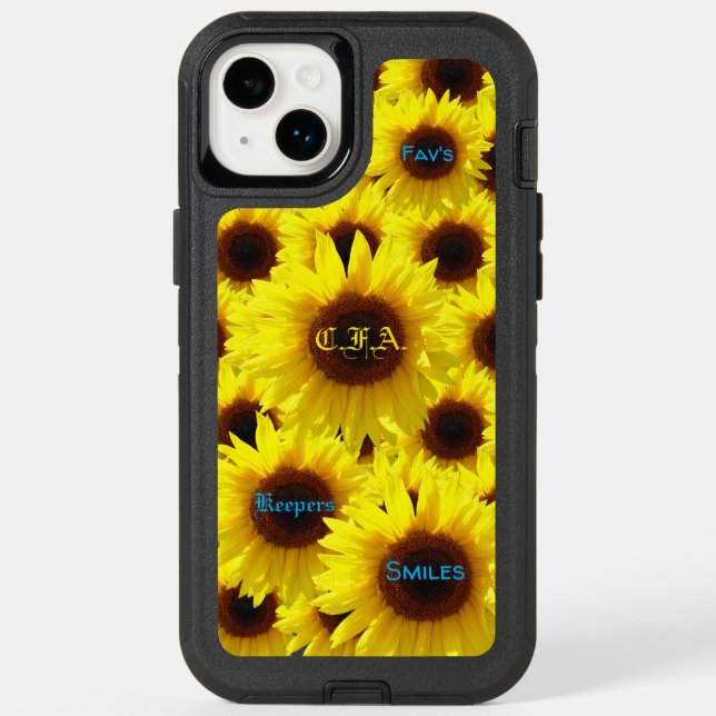  luz de sol Flower Sunflower 'Defender Series' Otterbox iPhone Case (Back)
