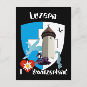 Luzern Schweiz Postkarte Postcard