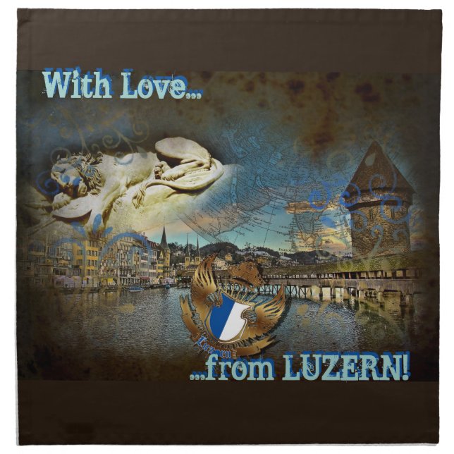 LUZERN Vintage Grunge - Napkins (Front)