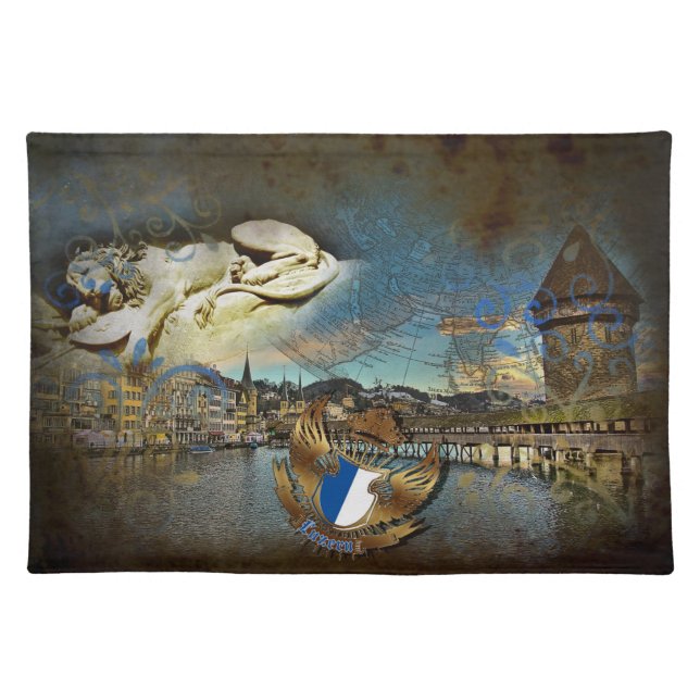 LUZERN Vintage Grunge - Placemat (Front)