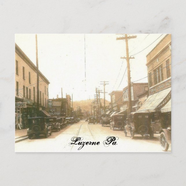 Luzerne Pa. Postcard (Front)
