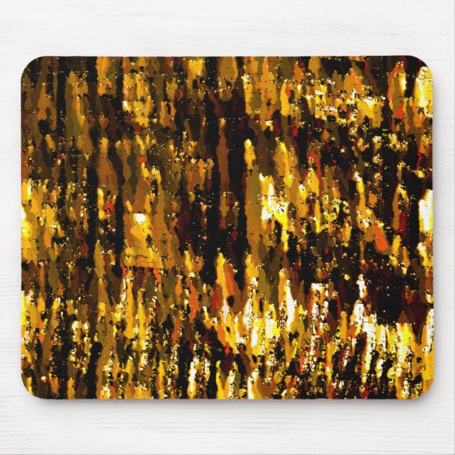 Luzes foscas de vela sob uma placa de gelo mouse pad (Front)