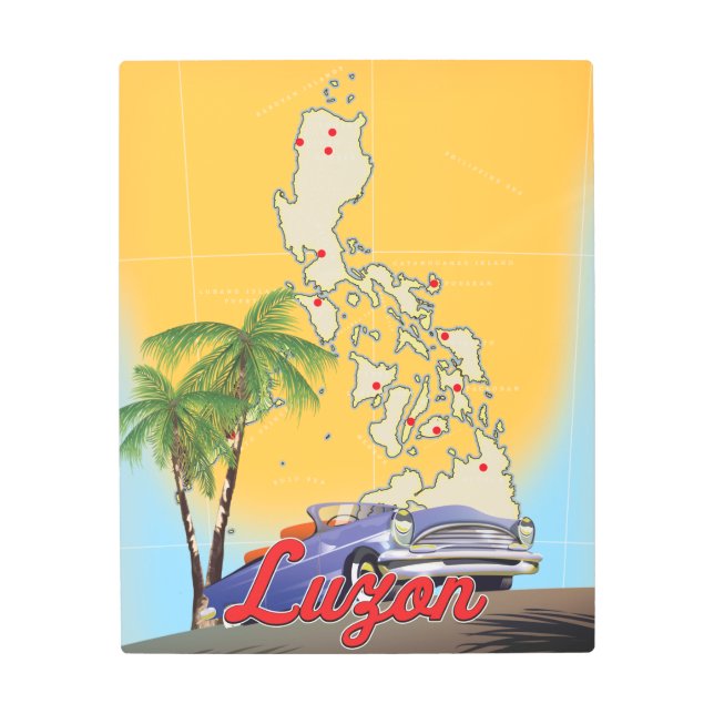 Luzon Philippines Travel poster (Front)