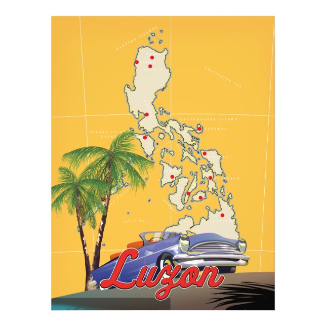 Luzon Philippines Travel poster (test) (Front)
