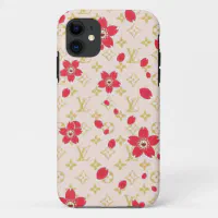 LOUIS VUITTON LV LOGO PINK SPARKLE iPhone 14 Plus Case