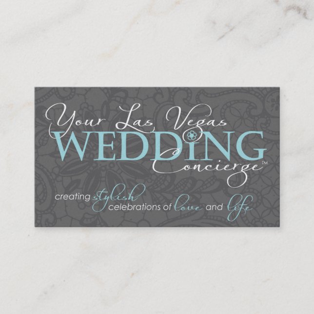 LV Wedding Concierge Business Cards (Front)