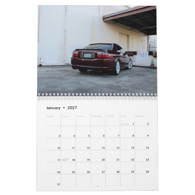 LVC 2014 Lincoln LS Calendar (Jan 2027)