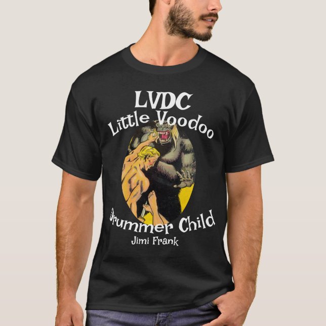 LVDC LITTLE VOODOO DRUMMER CHILD JIMI FRANK T-Shirt (Front)