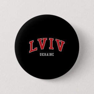 Lviv Ukraine College University Style Button