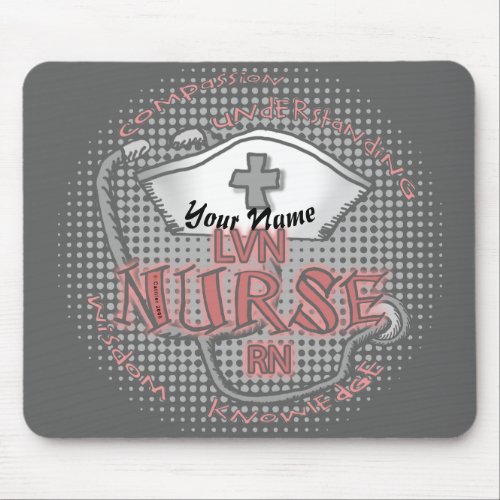 LVN Nurse Axiom custom name Mouse Pad