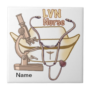 LVN Nurse Collage custom Nurse tile