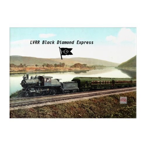 LVRR Black Diamond Express   Acrylic Print