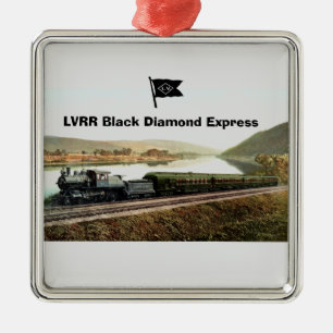 LVRR Black Diamond Express   Metal Ornament