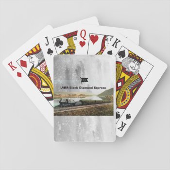 Lvrr Black Diamond Express    Playing Cards by stanrail at Zazzle