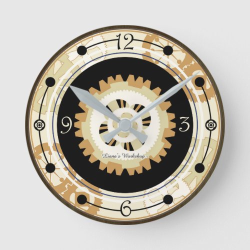 LW Steampunk Layered Gears Clock