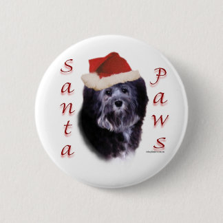 Lwchen Santa Paws Pinback Button
