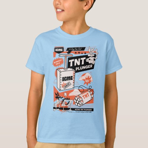 LWILE E COYOTE  ACME TNT Dynamite Plunger T_Shirt