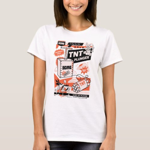 LWILE E COYOTE  ACME TNT Dynamite Plunger T_Shirt