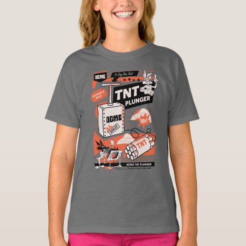 LWILE E COYOTE  ACME TNT Dynamite Plunger T_Shirt