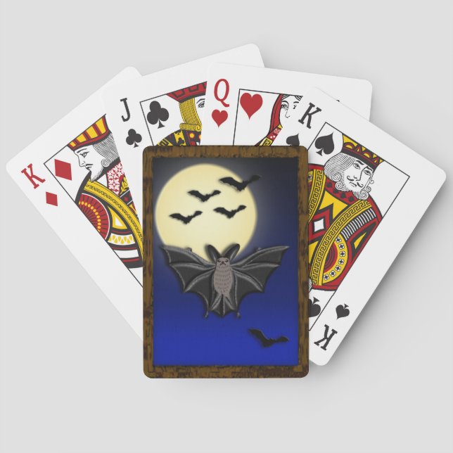 LWood Bat Playing Cards (Back)