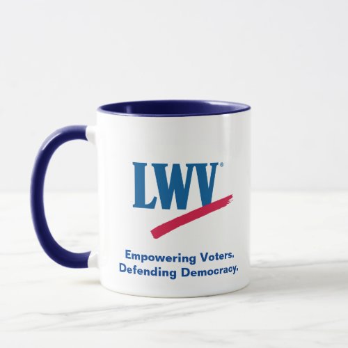 LWV Mug with Blue Accent
