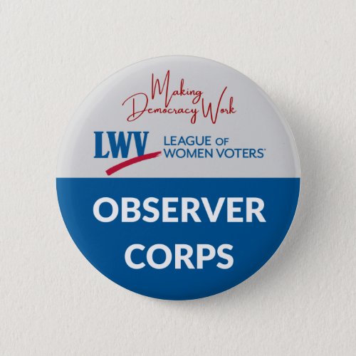 LWV Observer Corps Button