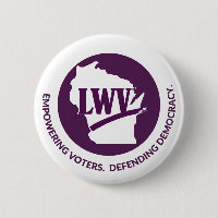  LWV Wisconsin Logo Button - White Background