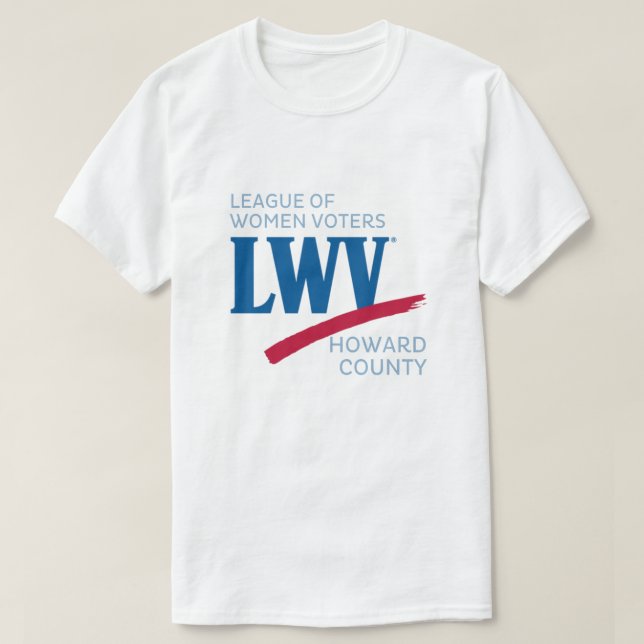 LWVHC Pride Unisex Tee (white) (Design Front)