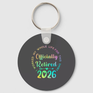 Ly Retired 2026 Funny Retirement For Women Keychain
