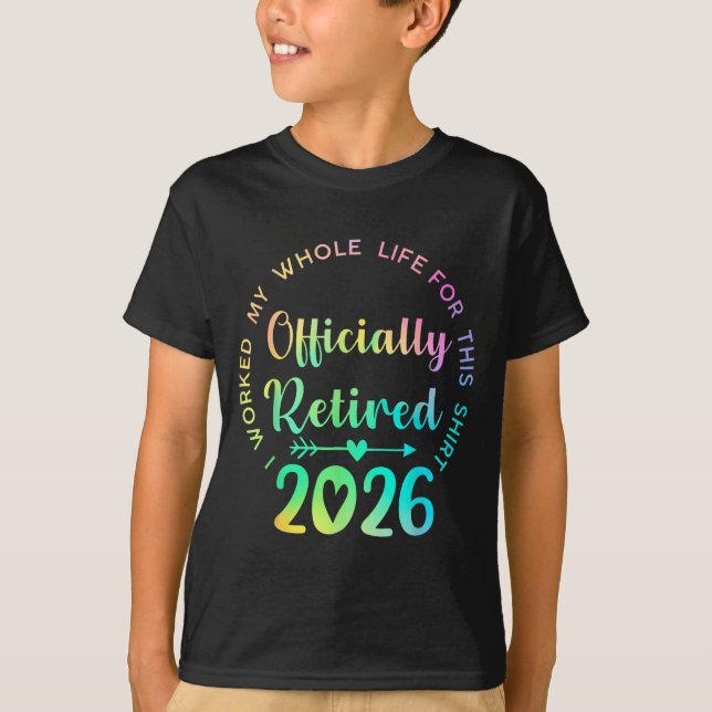 Ly Retired 2026 Funny Retirement For Women  T-Shirt (Front)