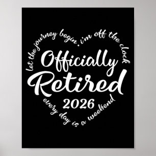 Ly Retired 2026 Hear For Women Retirement Poster