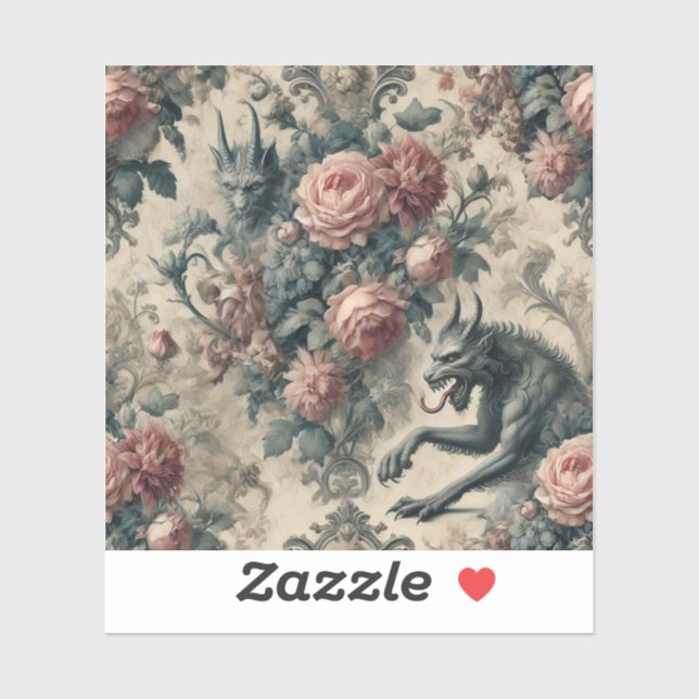 Lycans & Lullabies – Gothic Victorian Design Sticker (Sheet)